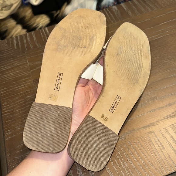 White Steven Sandals - Picture 4 of 5